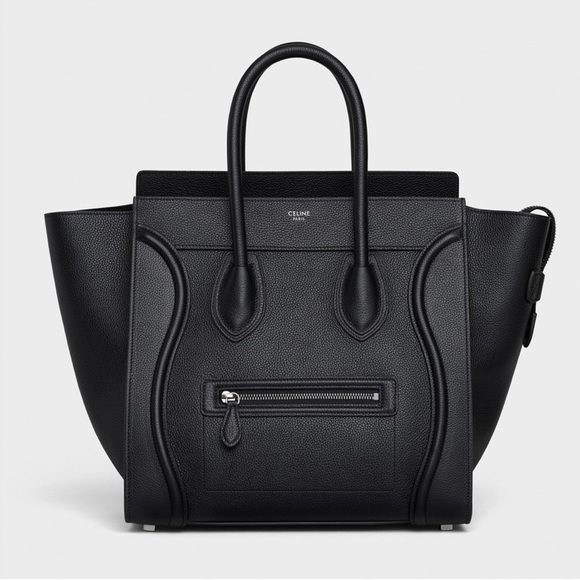 Celine Handbags - Celine Mini Luggage Handbag in Drummed Calfskin